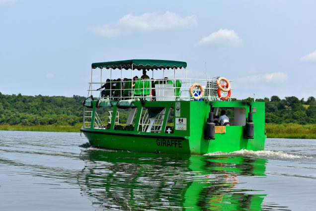 Boat at Kazinga Channel